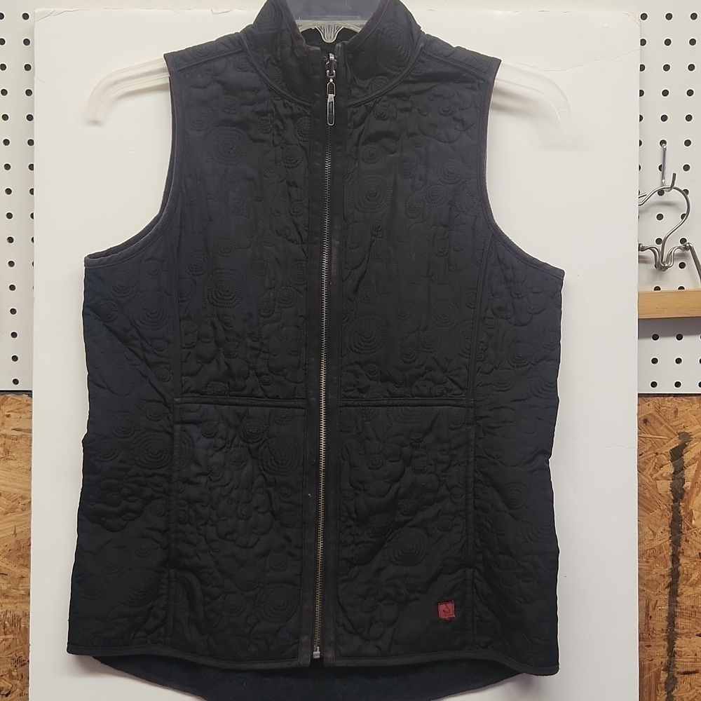 Wrangler reversible vest women's size medium black EUC